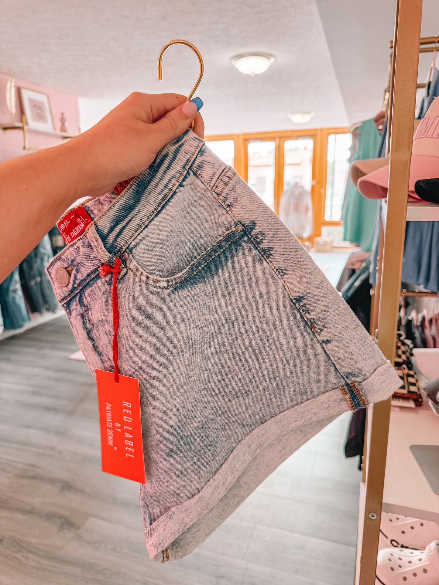 RTS LIGHTWASH SUPER STRETCH SHORTS