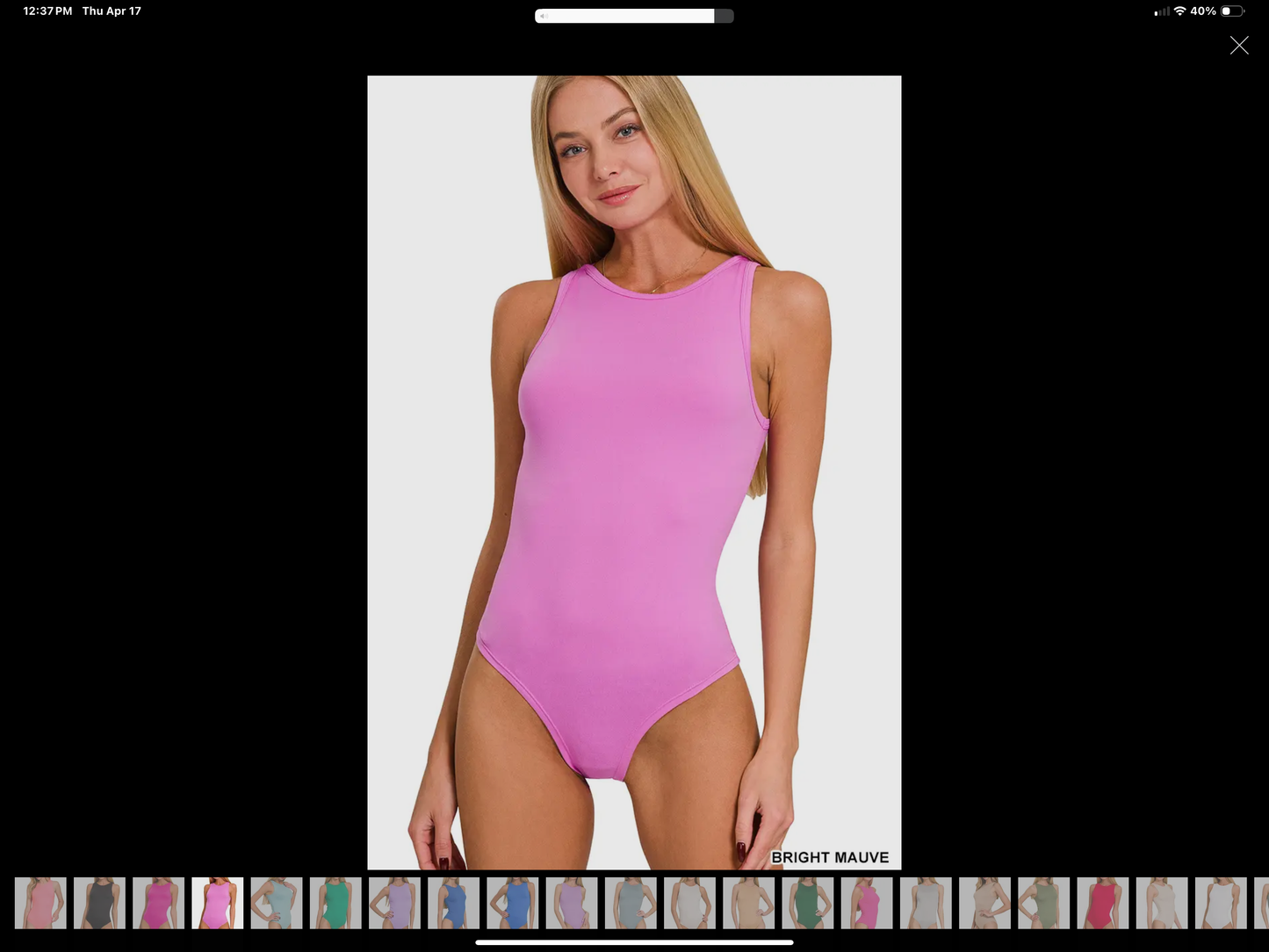 RTS BODY SUIT BRIGHT PINK