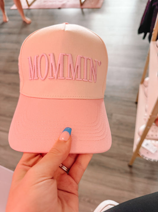 RTS PINK MOMMIN TRUCKER HAT