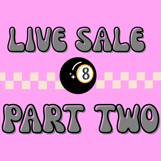 LIVE SALE PT 2